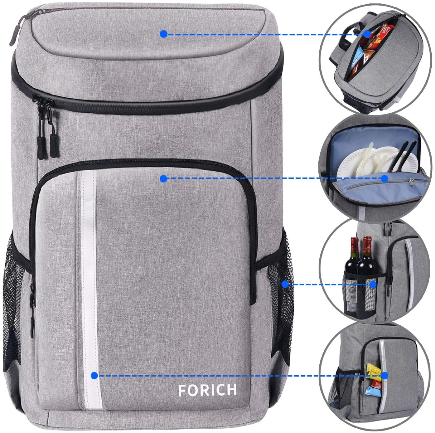 CoolTech Insulated and Waterproof Cooler Backpack